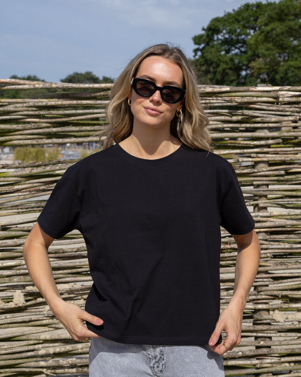 Boxy Summer Tee - Black