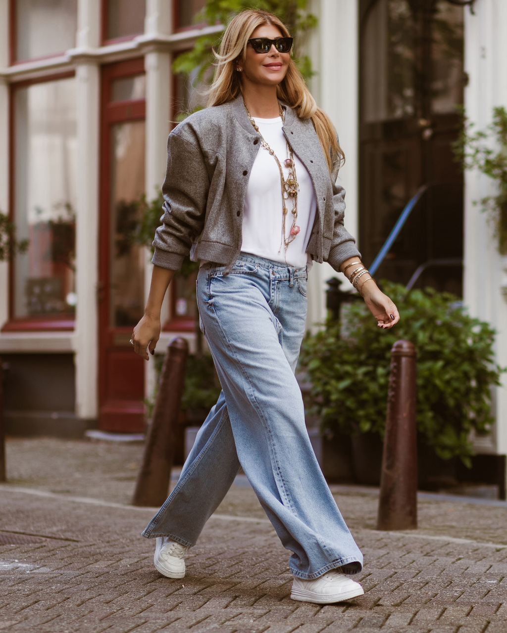 Cropped Jacket - Grey