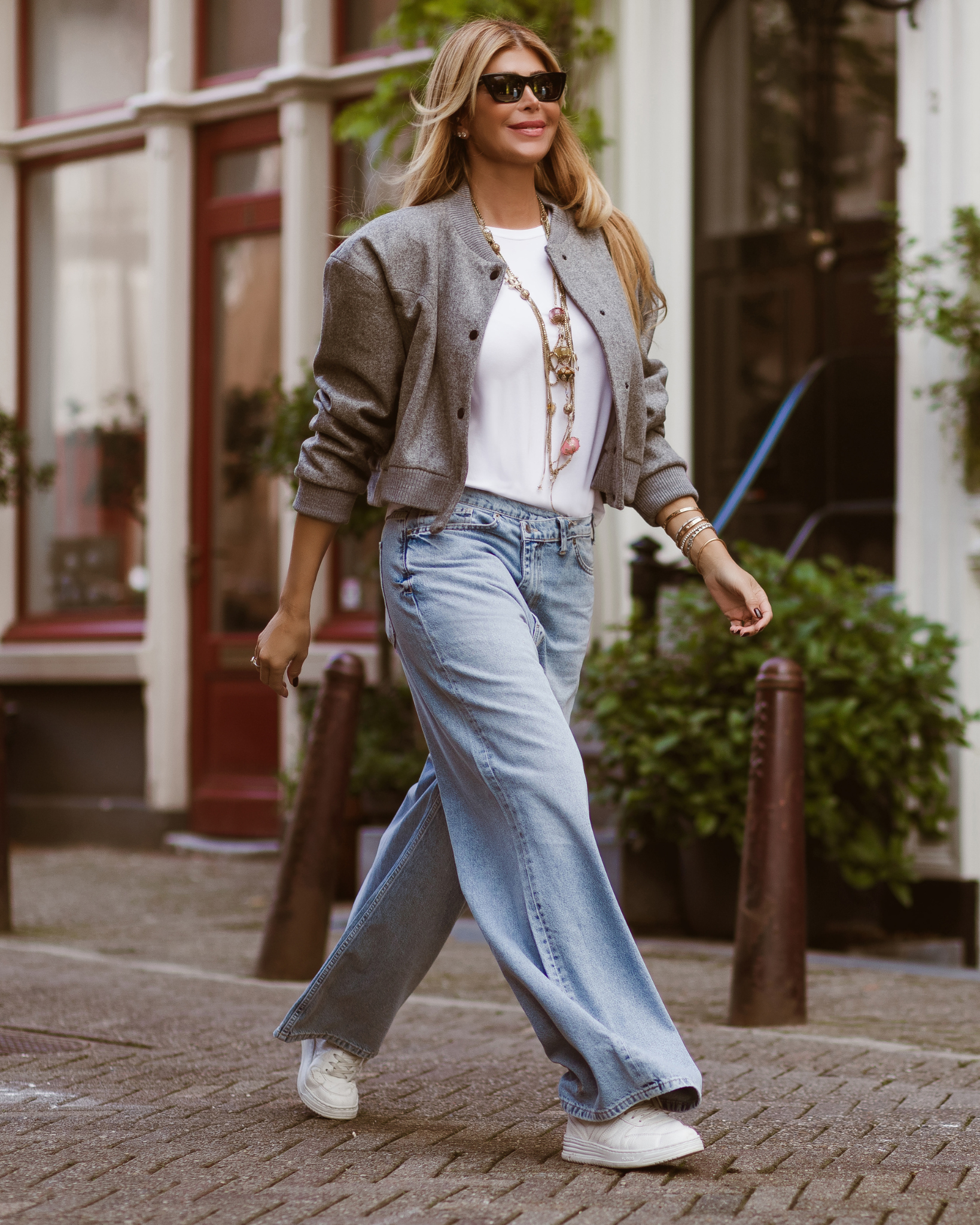 Cropped Jacket - Grey