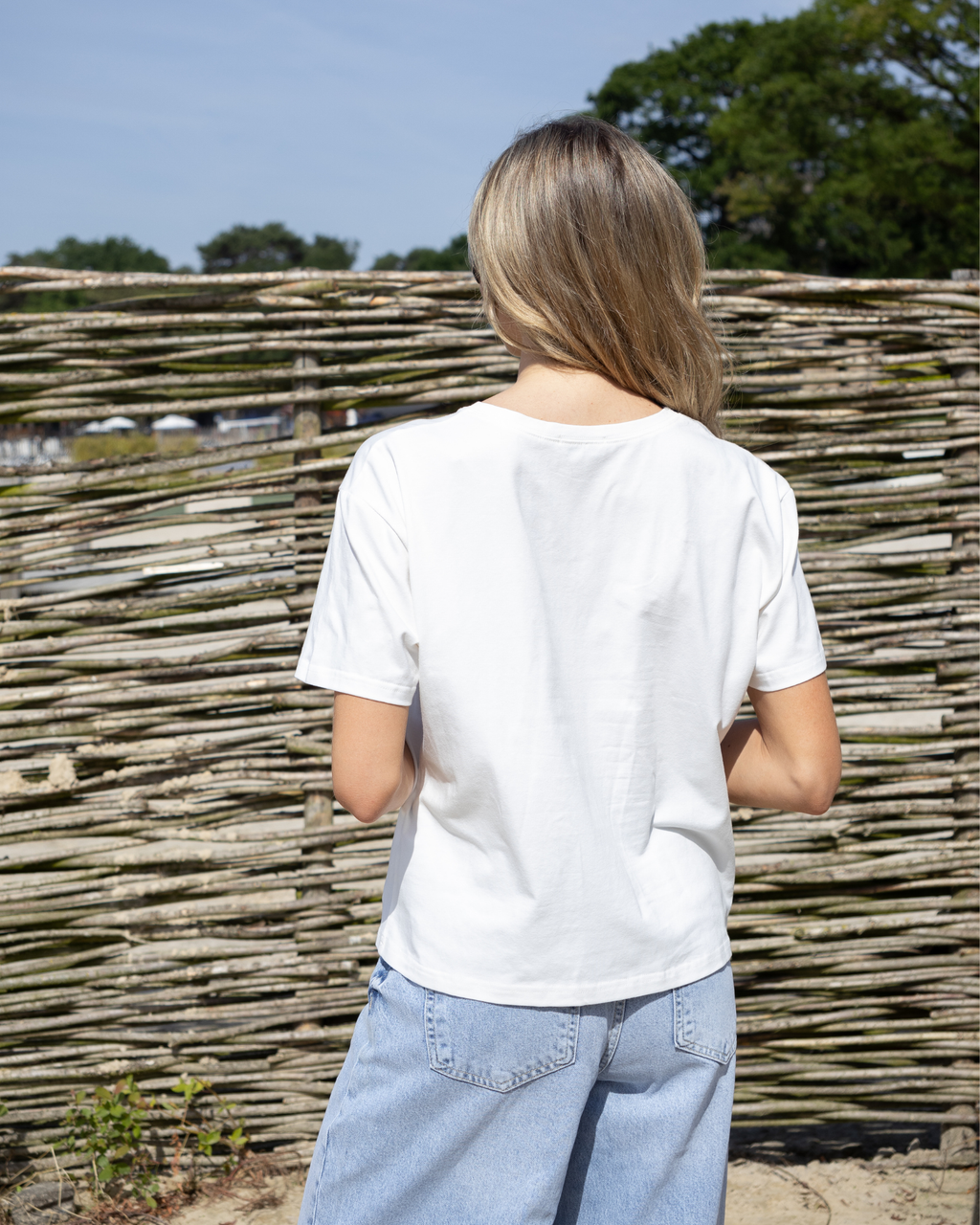 Boxy Summer Tee - White