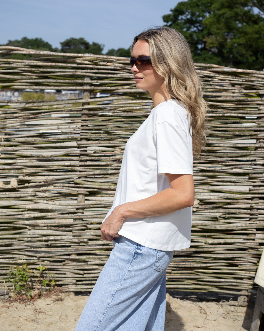 Boxy Summer Tee - White